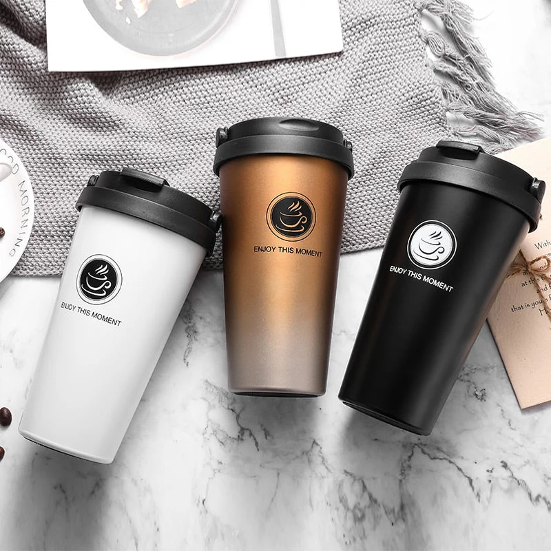 HULIANFU Premium Coffee Thermos bardak Stainless Steel  Mug Vacuum Flask Thermo cup termo cafe thermocouple Water Bottle garrafa termica - Deanwangkt