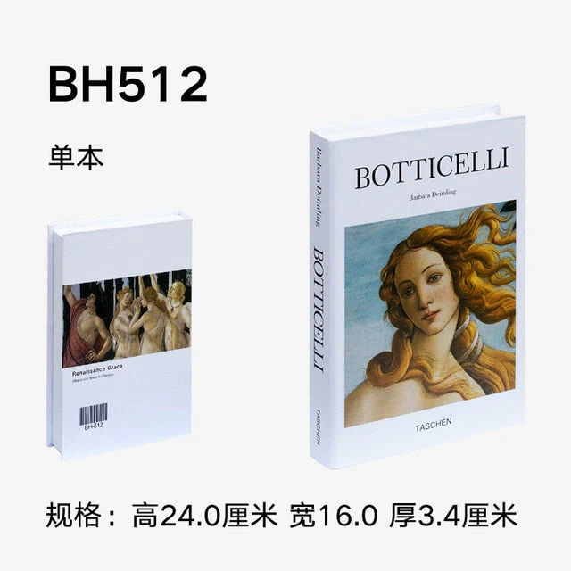 HULIANFU Ins Fashion Fake Books for Decoration Home Decor Coffee Table Book Simulation Prop Book Model Hotel Room Unopenable Box Book - Deanwangkt