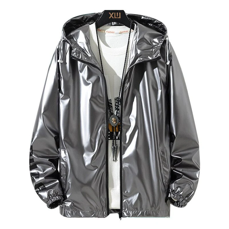 Spring Autumn Waterproof Oversize Jacket Women Clothes Hooded Zipper Bomber Jackets Outerwear Harajuku Windbreaker Coat - Deanwangkt