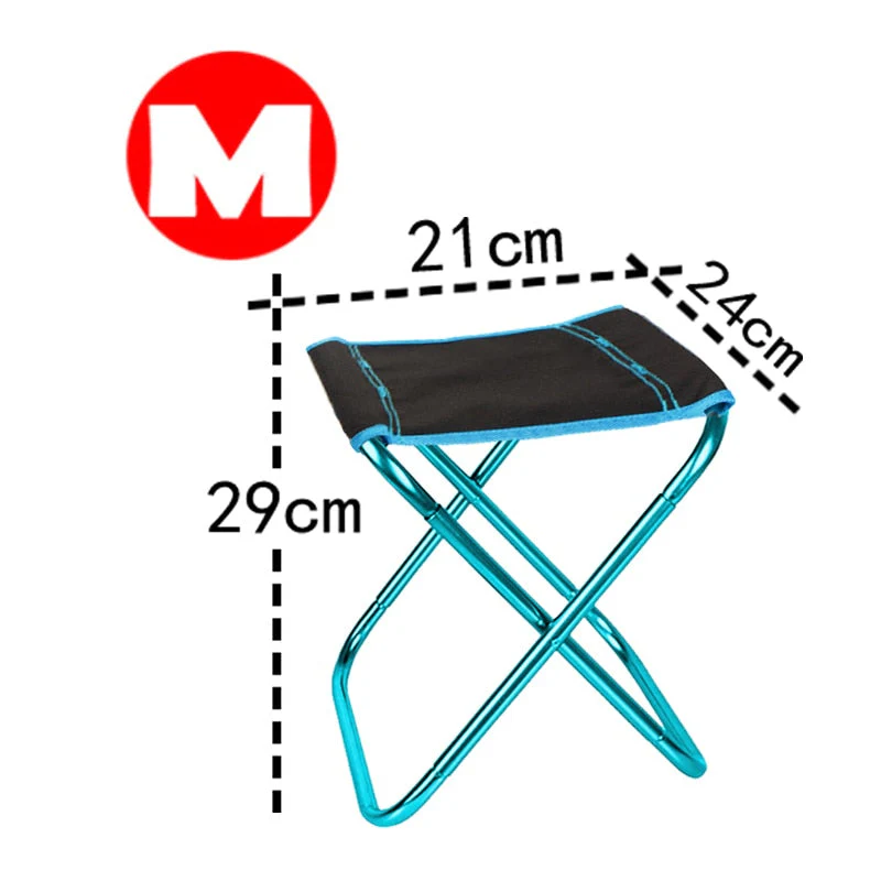 HULIANFU Ultralight Folding Chair Picnic Camping Chair Travel Foldable Aluminium Durable Portable Fishing Seat Outdoor Travel Furniture - Deanwangkt