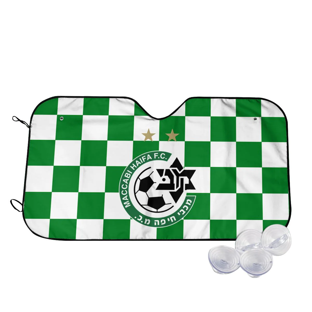 HULIANFU Israel Maccabi Haifa FC Car Windshield Sun Visor Can Effectively Block The Sun For Your Car - Deanwangkt