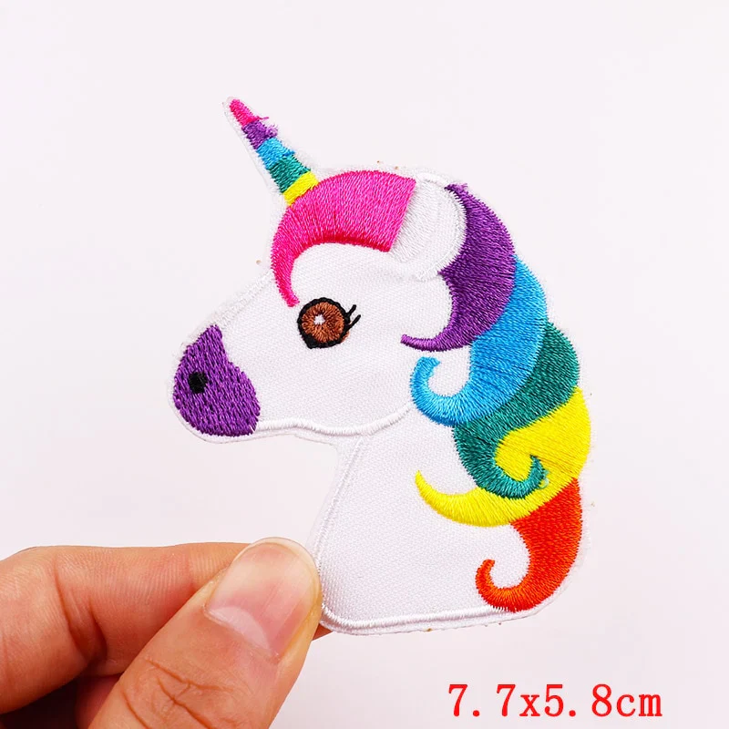 HULIANFU Mushroom Applique Embroidered Patches On Kids Clothes DIY Iron On Patches Cartoon Patches For Clothing Stickers Animal Badges - Deanwangkt