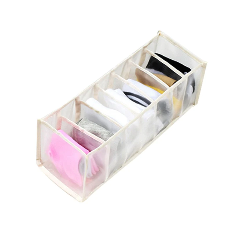 HULIANFU Underwear Bra Organizer Storage Box Drawer Closet Organizers Divider Boxes For Underwear Scarves Socks Bra - Deanwangkt