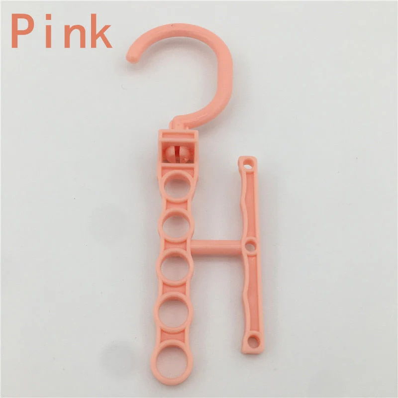 HULIANFU Magic 9-hole Support Circle Clothes Hanger Clothes Drying Rack Multifunction Plastic clothes rack Home Storage Hangers - Deanwangkt