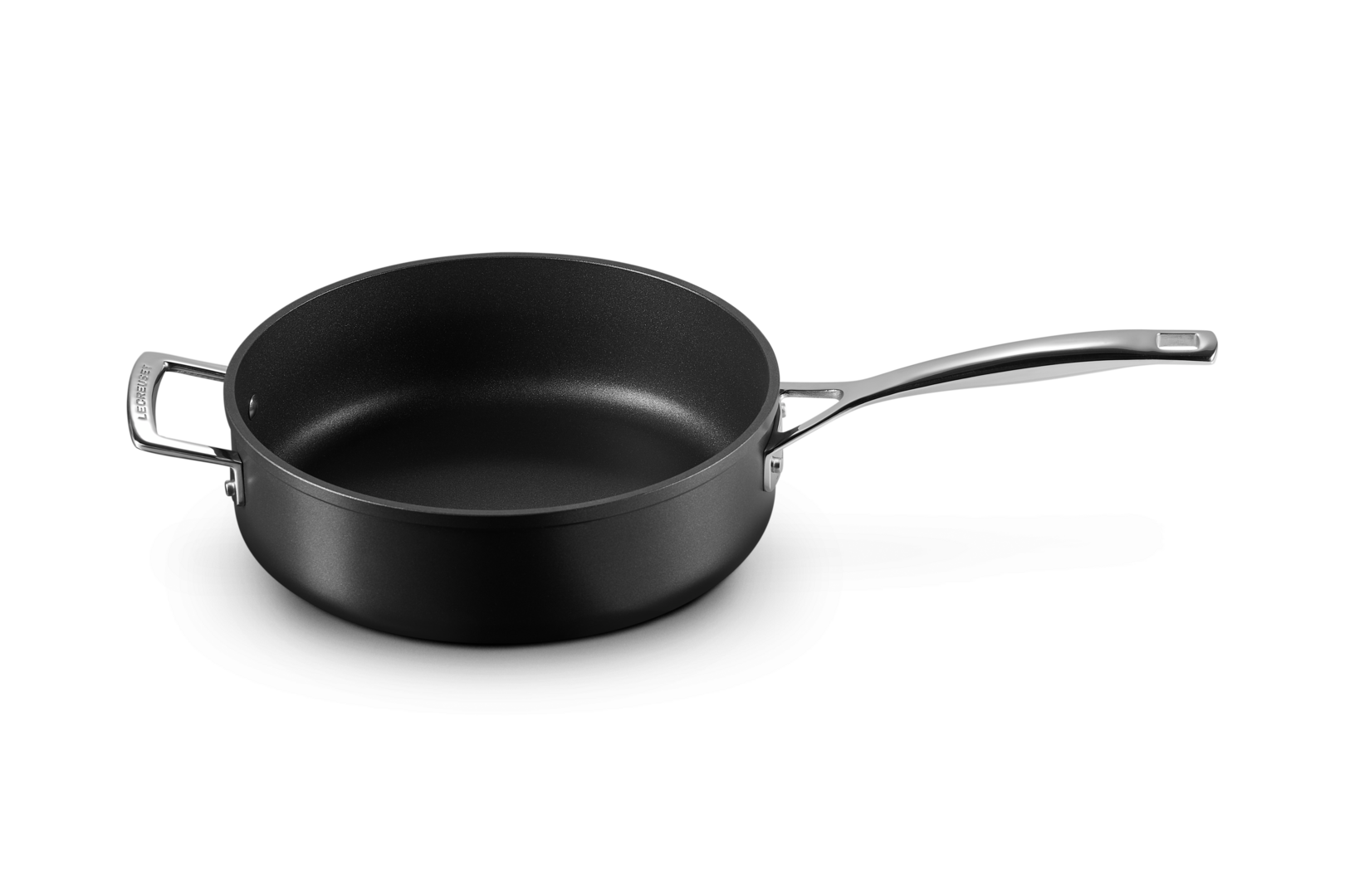 Toughened Non-Stick Sauté Pan with Helper Handle