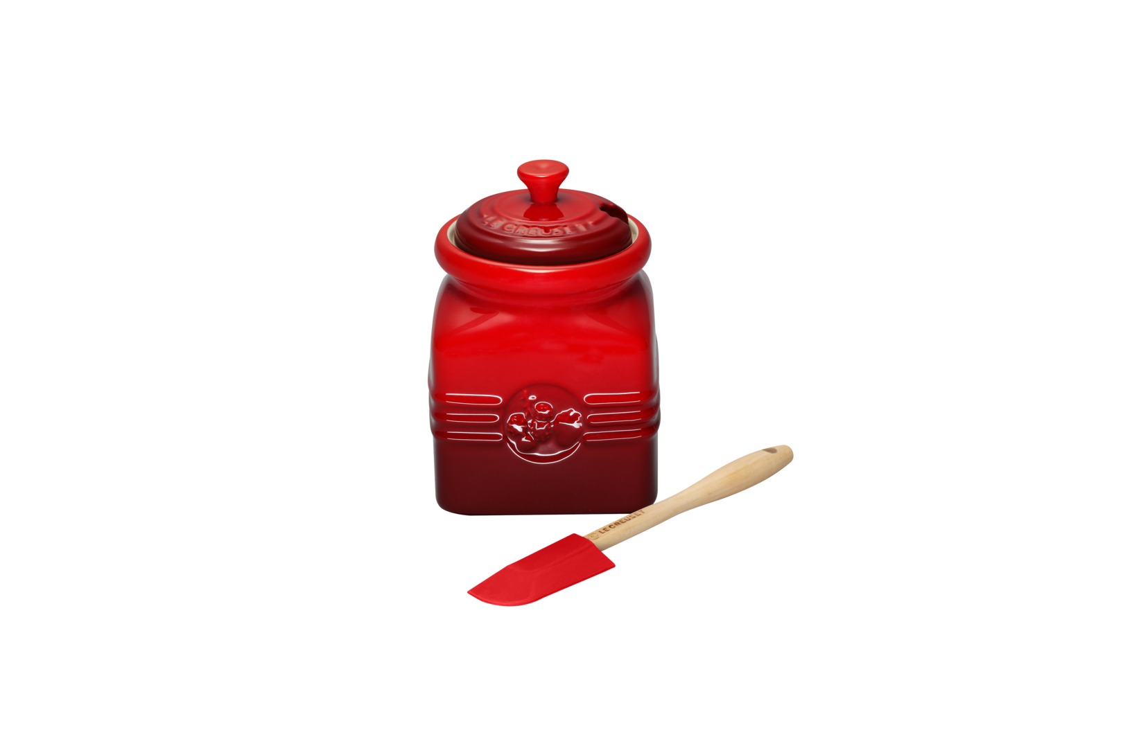 Stoneware Jam Jar with Spreader