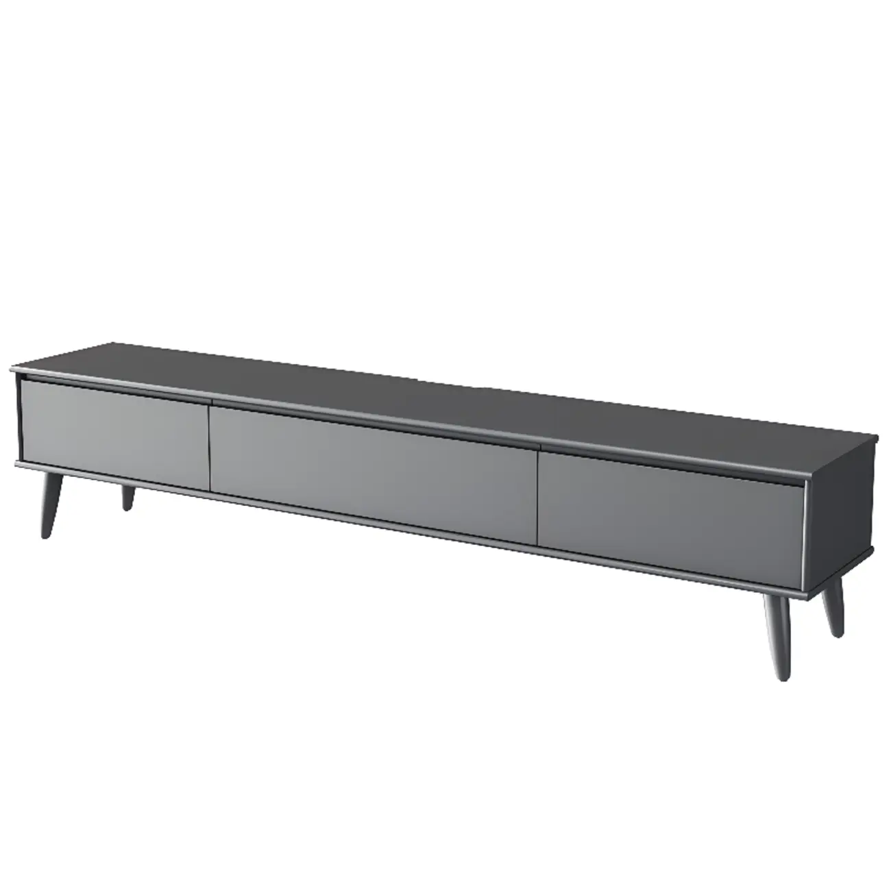 Nordic Wooden TV Stand with 3-Drawers for Living Room