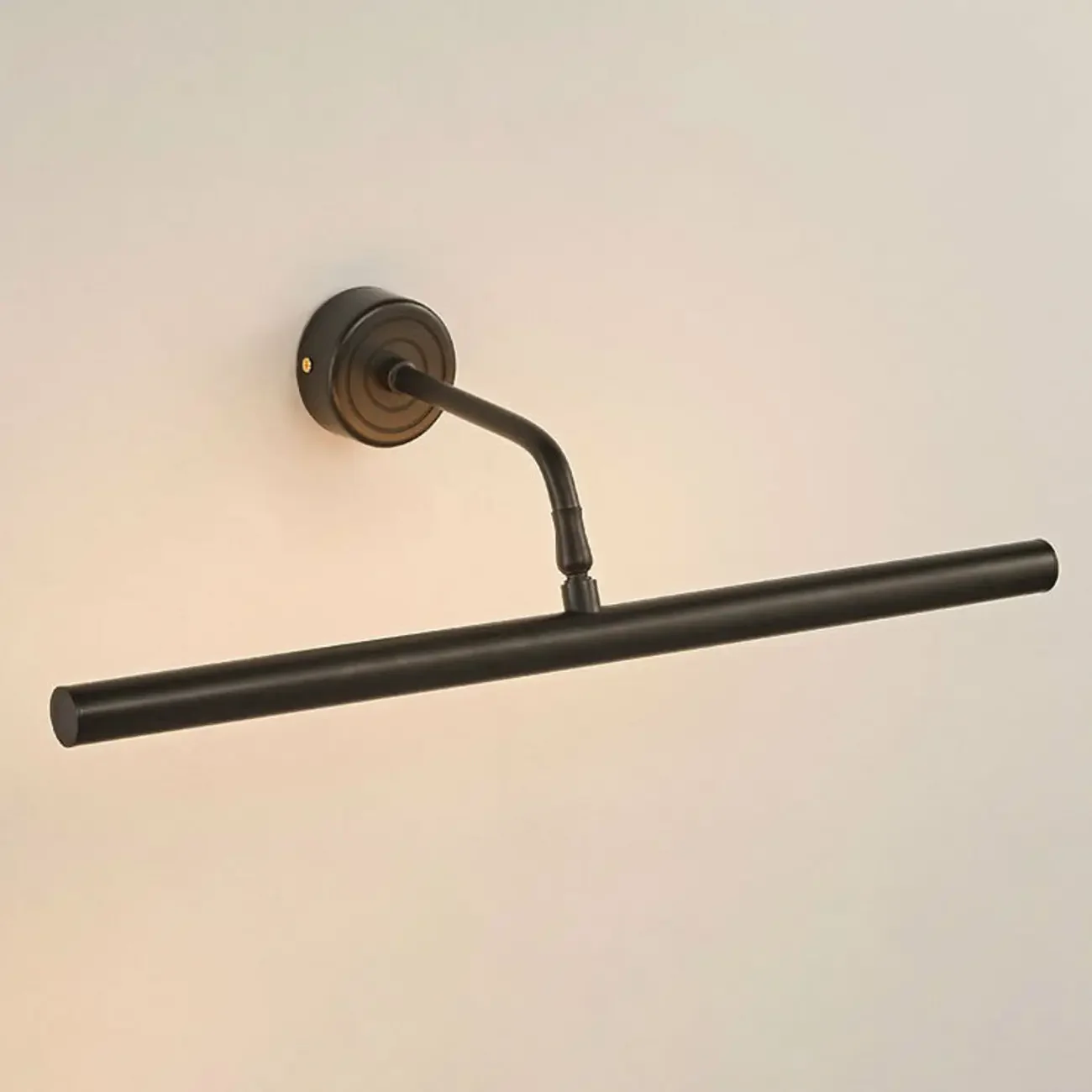 Modern Black Metal LED Bathroom Vanity Light Tube Shade