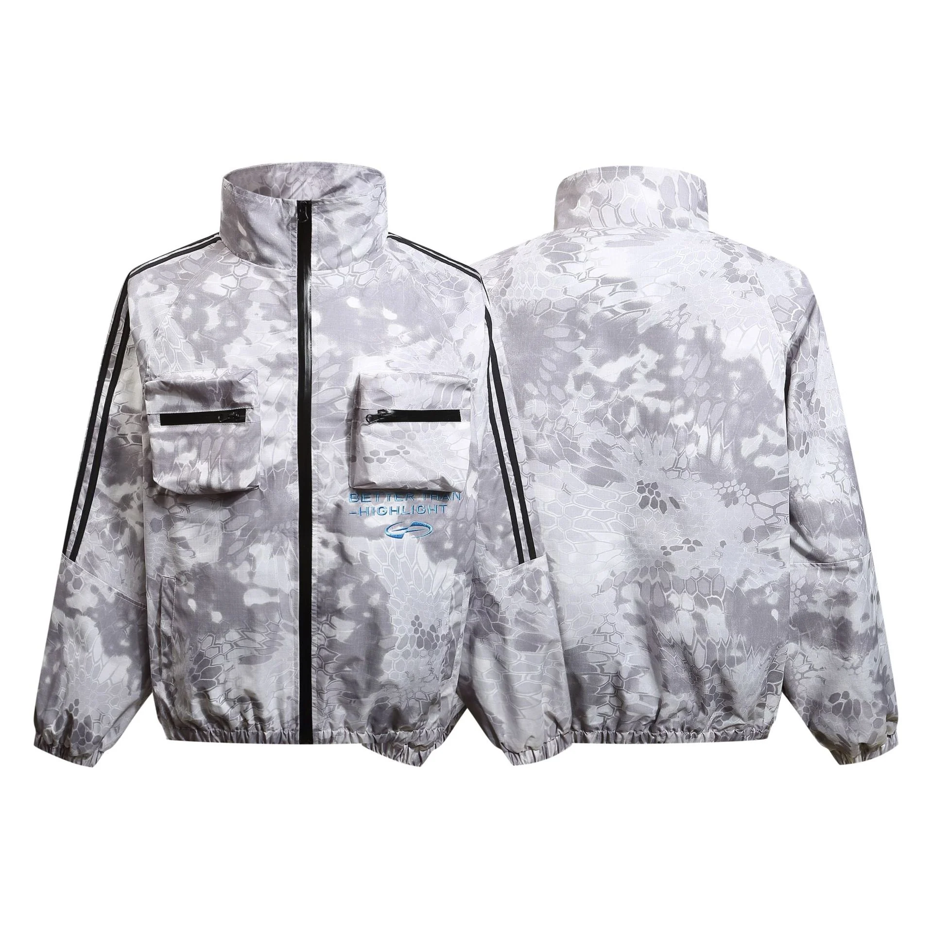 K07-Mankun popular autumn and winter new n retro street trendy trench coat trendy snow multi-pocket jacket jacket - Deanwangkt