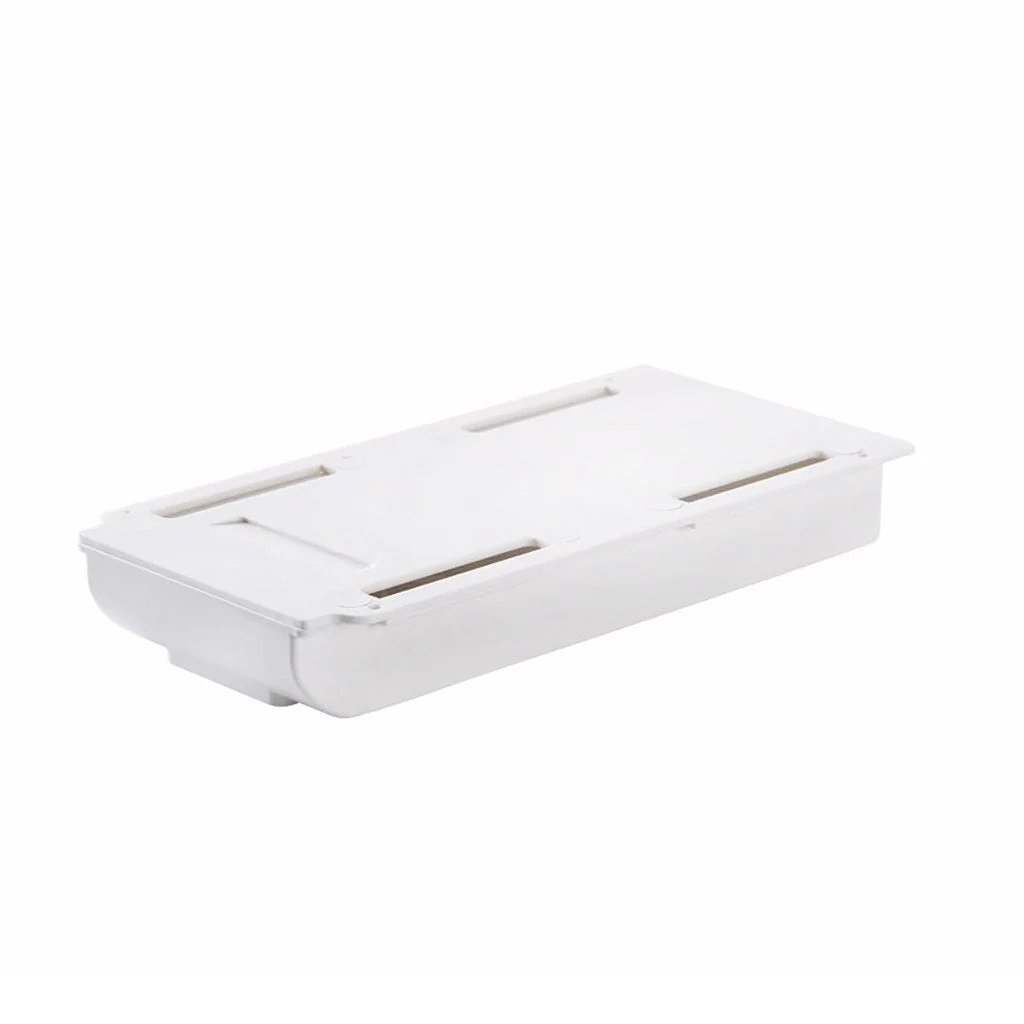 HULIANFU Self Stick Pencil Tray Desk Table Storage Drawer Organizer Box Under Desk Stand Self-adhesive under-drawer storage box - Deanwangkt