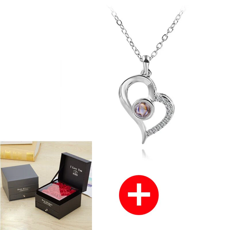 HULIANFU ROSE SPACE Soap Flower Jewelry Gift Box Rose Box Christmas Present Women  Birthday Party Gift for Mom Girlfriend Gifts - Deanwangkt