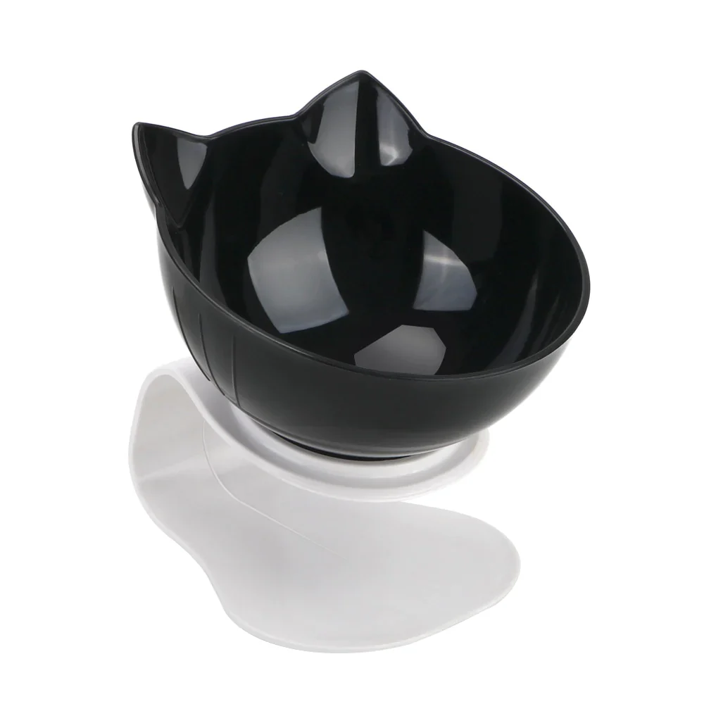 HULIANFU Non-Slip Pet Bowls For Cats Food Cat Water Bowl Double Cat Bowl Dog Bowl Pet Feeding Cat Dogs Feeder Protection Cervical - Deanwangkt