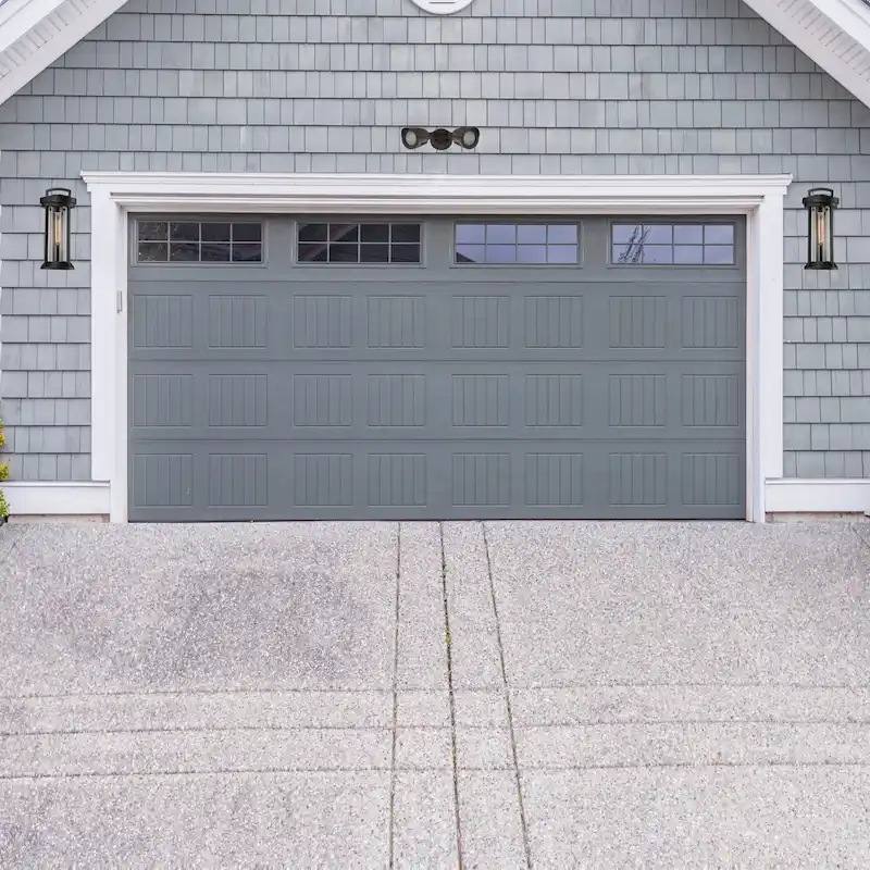 LED Security Light Dual Head Bronze Finish 3000K