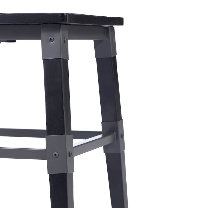 4 Pack Commercial Grade Rustic Antique Industrial Style Wood Dining Chair