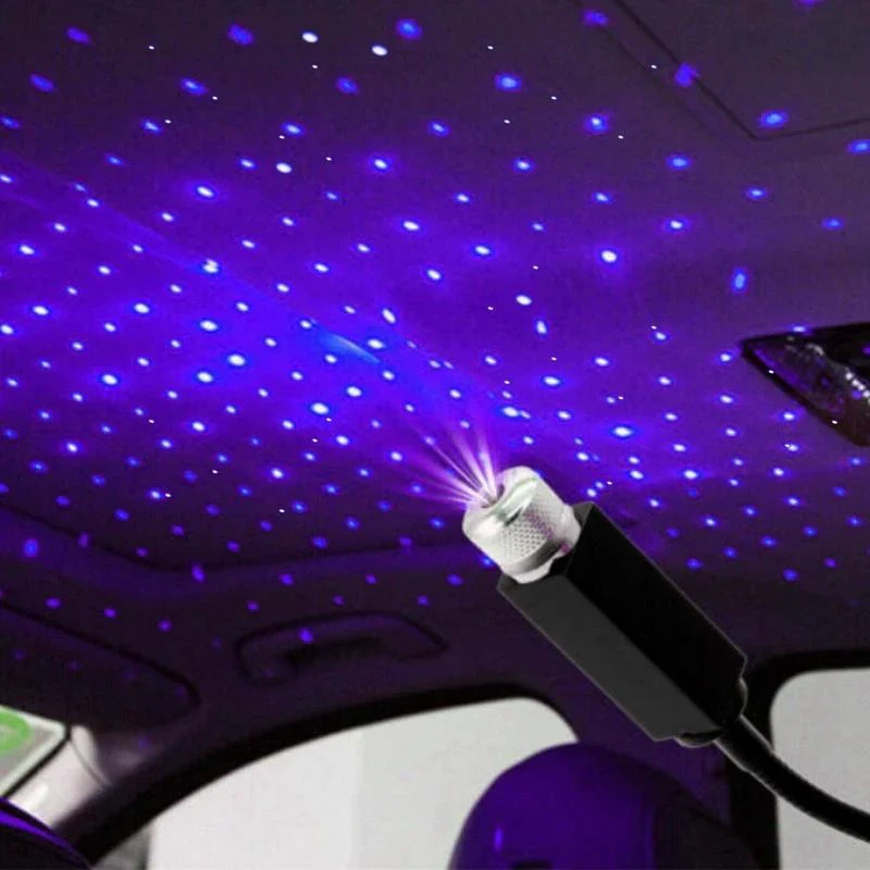 HULIANFU Mini LED Projection Lamp Star Night Light USB Star Top Atmosphere Light For Bedroom Home Decor Auto Universal Projection Lamps - Deanwangkt