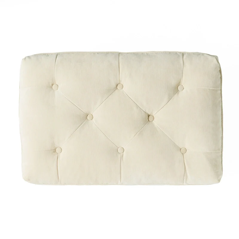 Jeremy Modern Tufted Fabric Pillow Top Ottoman by Christopher Knight Home