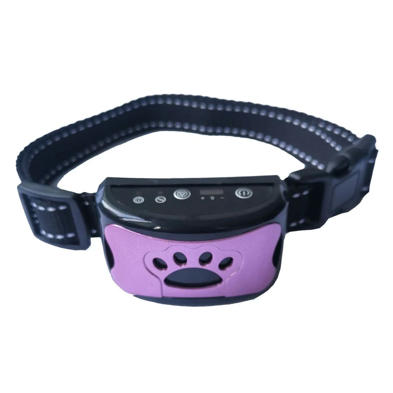 HULIANFU Rechargeable Dog Bark Collar Waterproof Pet Anti Bark Collar Stop Barking Device No Harm Control for Pet Dog Trainning Collars - Deanwangkt