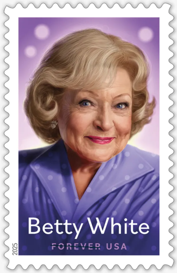 MA artist Dale Stephanos to be honored for creating Betty White USPS postage stamp - TWENTYSTAMPS