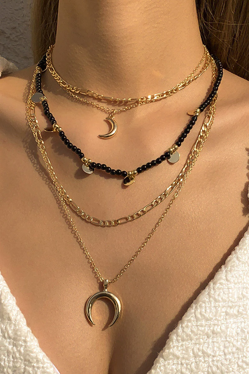 hulianfu Fashion  Simplicity Geometric Split Joint Necklaces - Deanwangkt