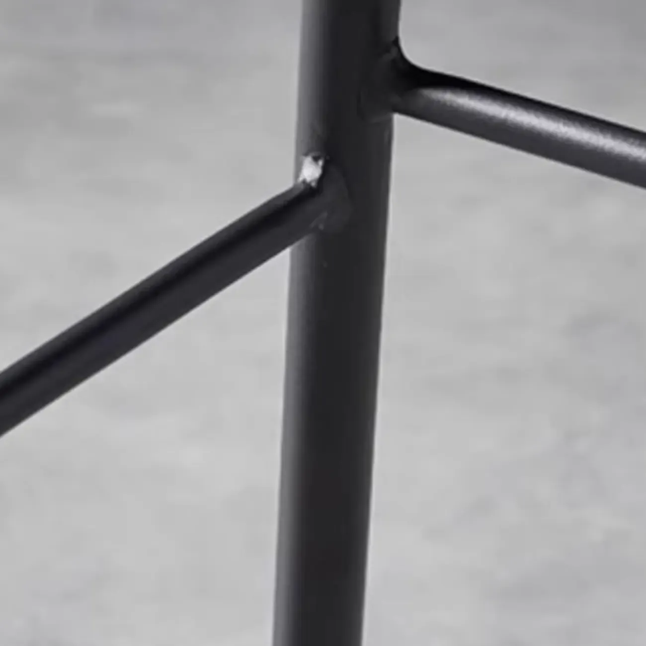 Modern Leather Counter Height Bar Stool with Back