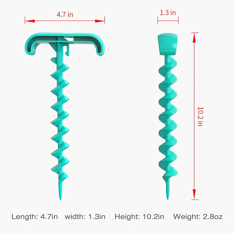 HULIANFU Training Stakes Portable Dog Leash Pile Tie-Out Stick Chew Toy Elasticity Chain for Outdoor Camping Backyard pet leash - Deanwangkt