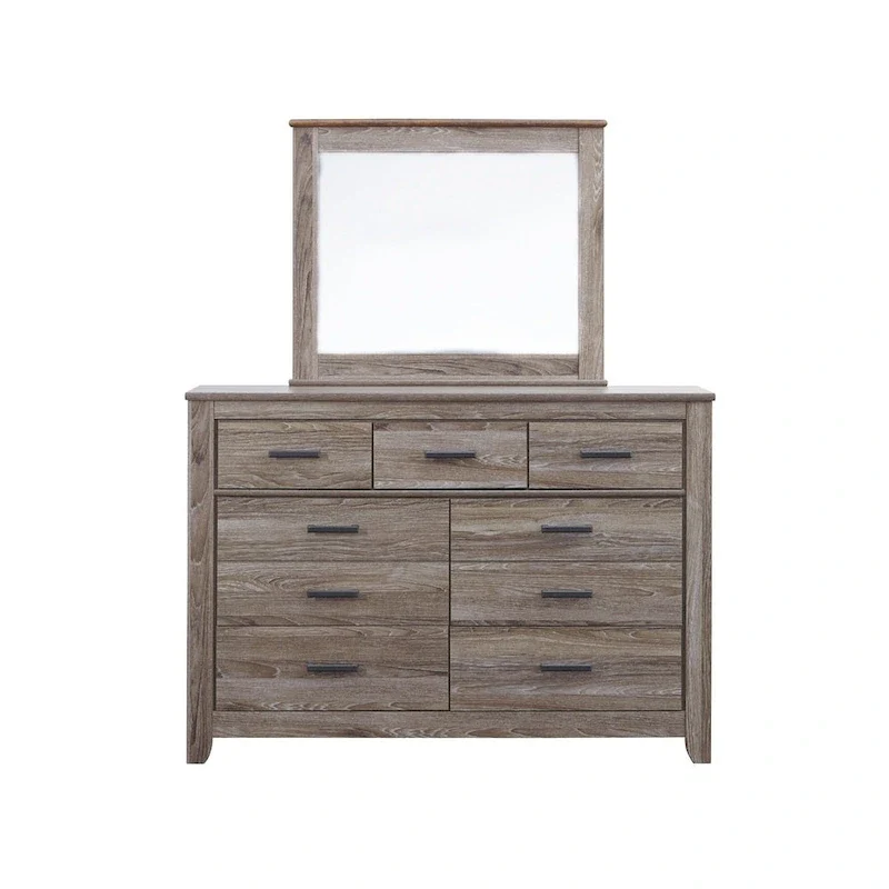 Zelen Warm Gray Dresser