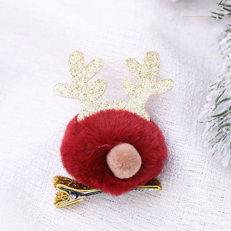 HULIANFU 2026  Christmas Headband Adornment Cute Antler Festival Style Headband Reindeer Ornaments Party Horns Cosplay Accessories - Deanwangkt