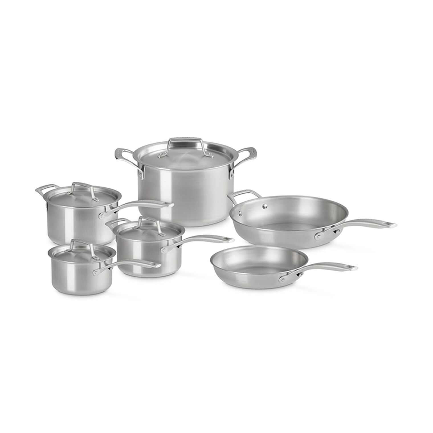 Essential Stainless Steel 10-Piece Cookware Set