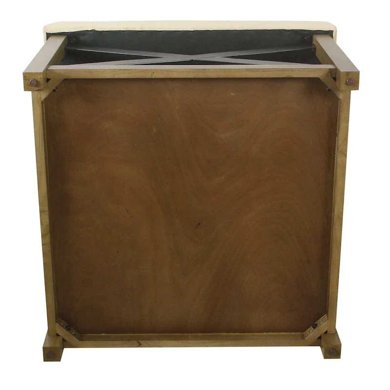 HomePop Tufted Top square cocktail Ottoman