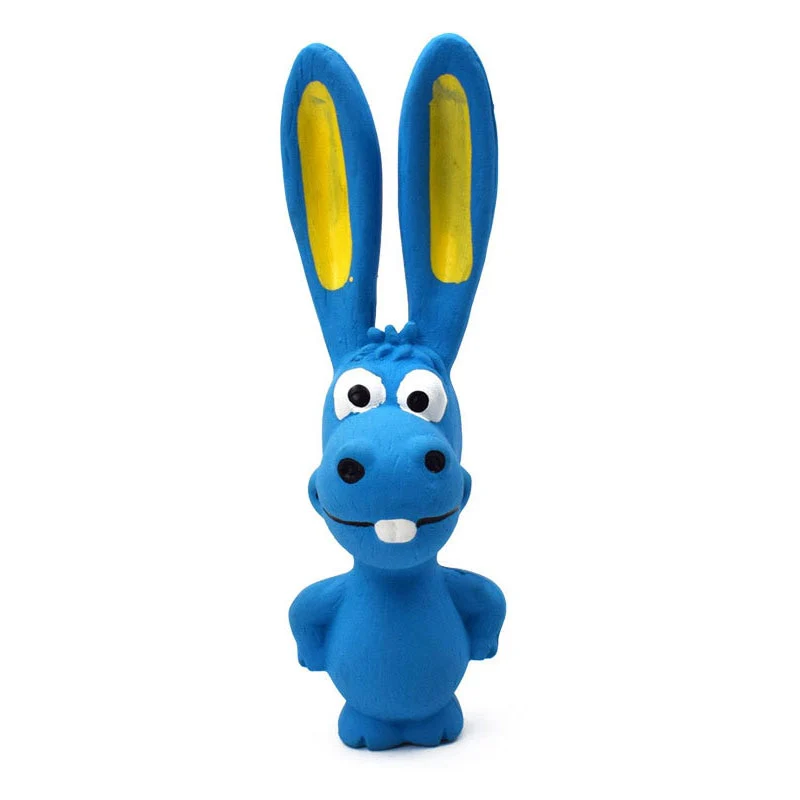 HULIANFU Pets Dog Toys Screaming Chicken Squeeze Sound Toy Rubber Pig Duck Squeaky Chew Bite Resistant Toy Puppy Training Interactive - Deanwangkt