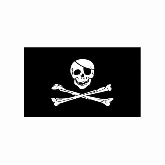 HULIANFU   Yehoy hangiing 90x150cm Skull and Cross Crossbones Sabres Swords Jolly Roger pirate Dead Man  Chest Flags - Deanwangkt