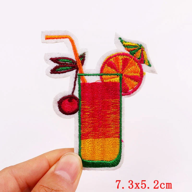 HULIANFU Mushroom Applique Embroidered Patches On Kids Clothes DIY Iron On Patches Cartoon Patches For Clothing Stickers Animal Badges - Deanwangkt