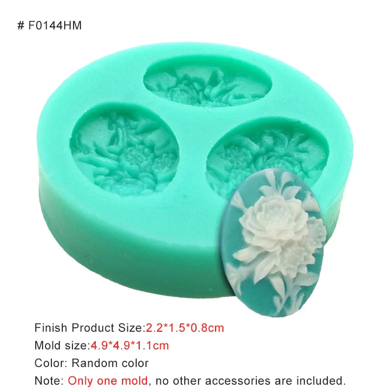 HULIANFU New Mini Flowers Series Silicone Mold DIY Handmade Fondant Cake Baking Chocolate Sugar Cake Tool Resin Polymer Clay Making Mould - Deanwangkt
