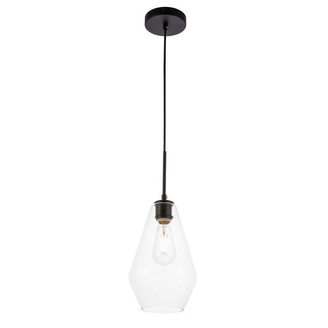 Gerald 1-light Elongated Glass Shade Hanging Pendant Light