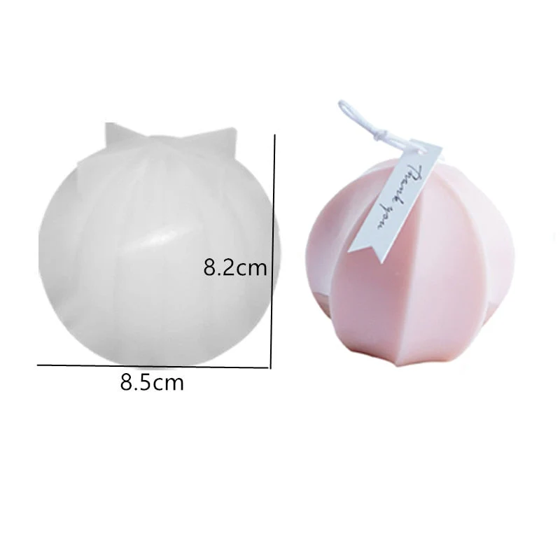 HULIANFU Scented Candle Mold DIY Wool shape Candle Silicone Casting Mold Handmade Candle Soap Making Wax Mold Handcraft Home Decoration - Deanwangkt