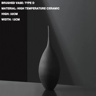 HULIANFU Simple Nordic Style Vases Handmade Art Zen Vases High-Quality Luxury Bedside Restaurant Decorations TV Cabinet - Deanwangkt