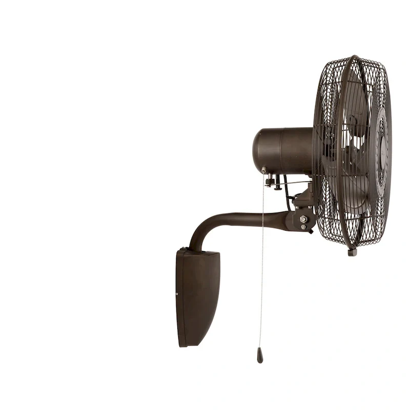 Kichler Lighting Pola Collection 18-inch Satin Natural Bronze Wall Fan