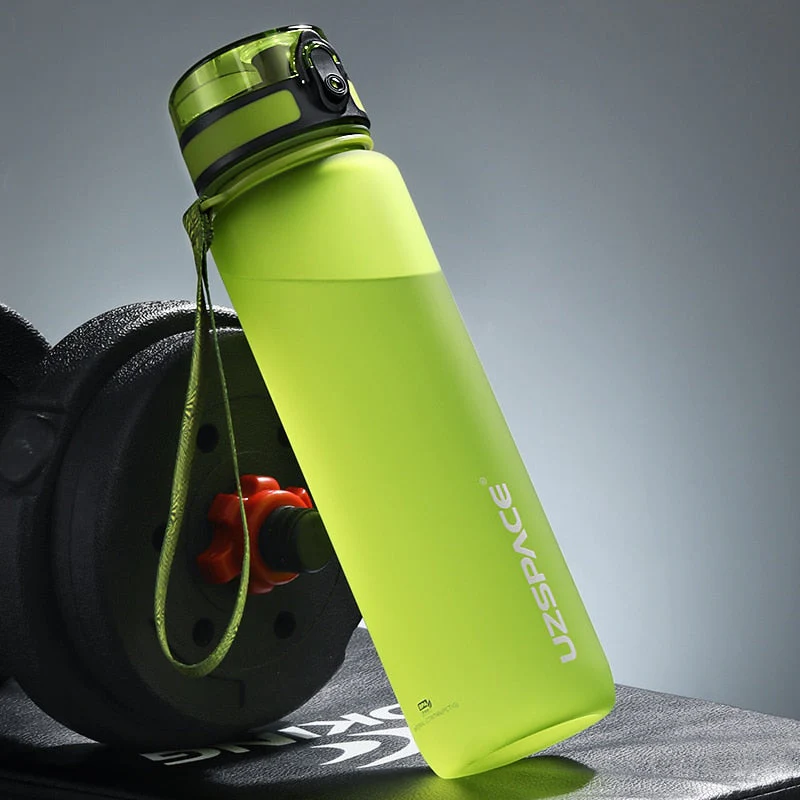 HULIANFU UZSPACE Sport Water Bottle 500/1000ML Portable Leakproof Outdoor Shaker My Bottle Tritan Plastic Eco-Friendly Drinkware BPA Free - Deanwangkt