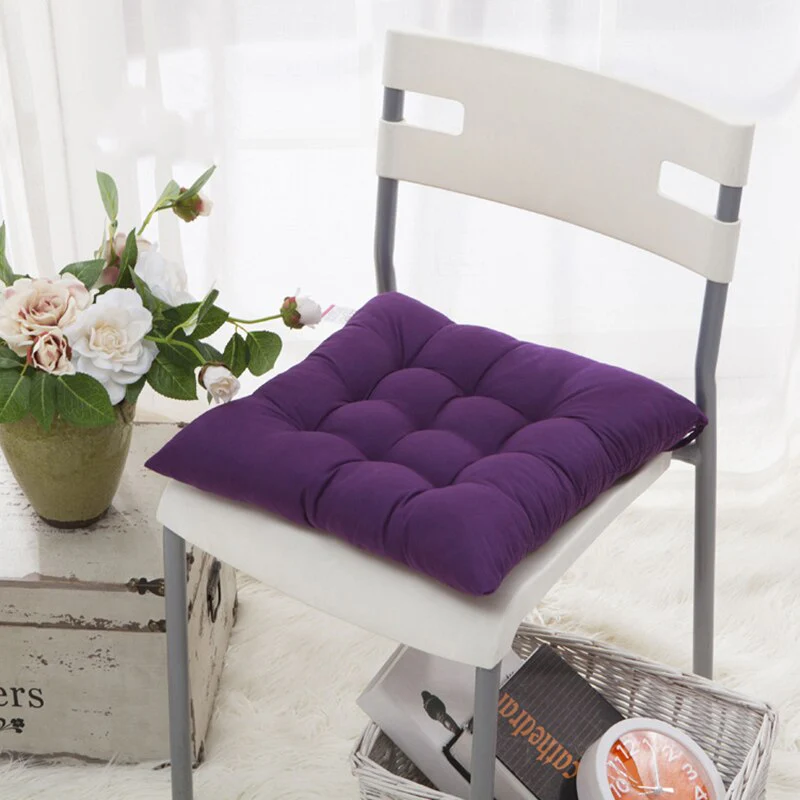 HULIANFU Winter Home Chair Cushion New Outdoor Thick Cushion Pad Office Dining Chair Mattress Pure Sofa Chair Back Pad Comfort Square - Deanwangkt