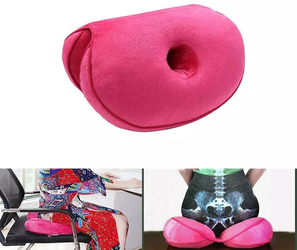 HULIANFU Seat Cushion Multifunctional Dual Comfort Memory Foam of Hip Lift Seat Cushion 8 Colour Beautiful Butt Latex Seat Cushion - Deanwangkt