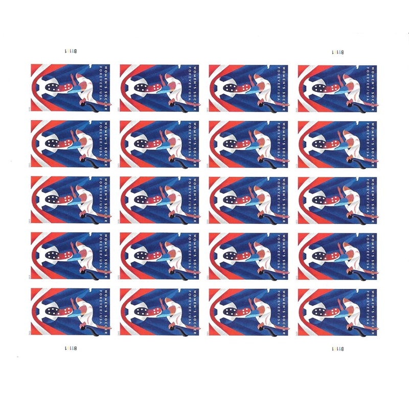 Women's Soccer 2023, (Sheet of 20) - TWENTYSTAMPS
