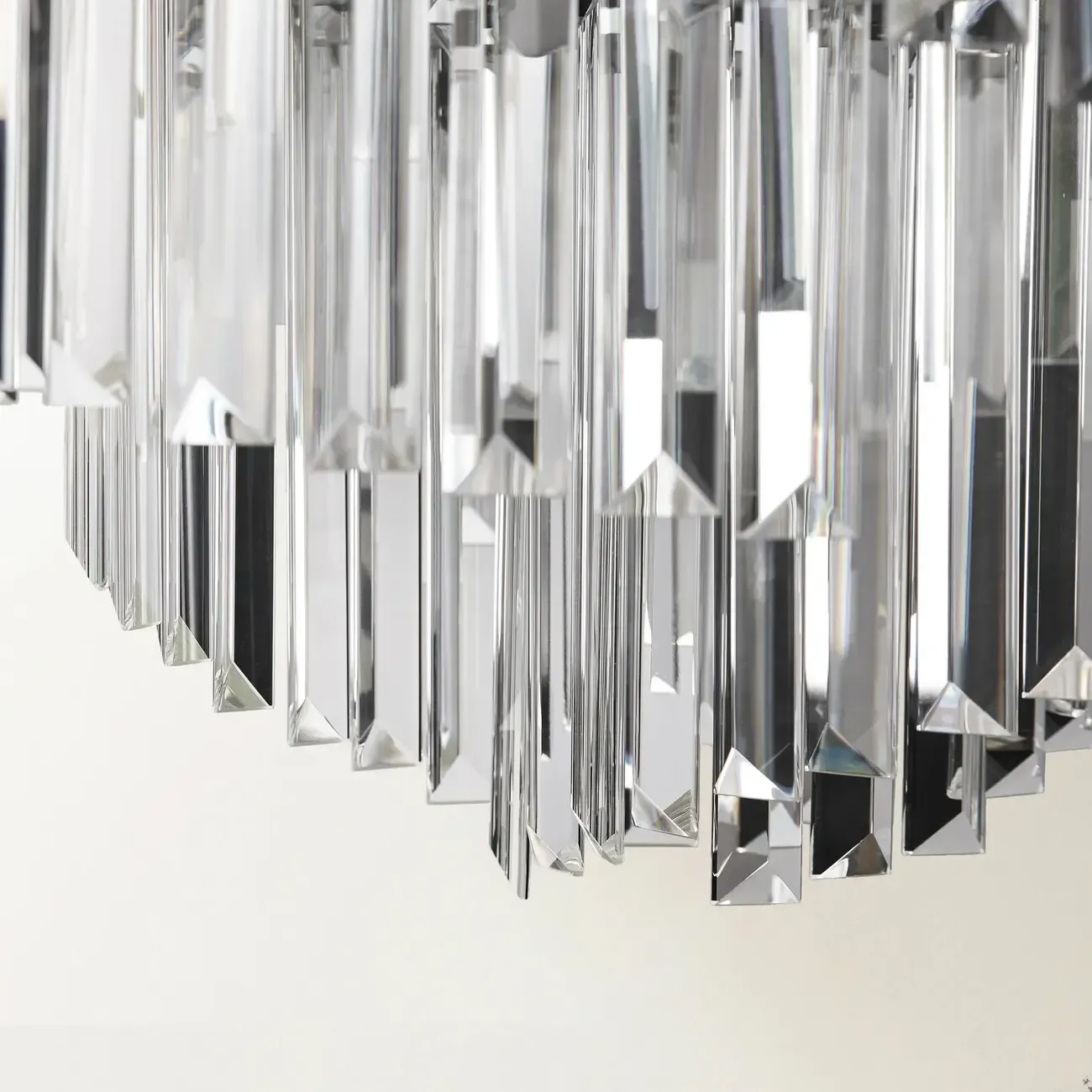 Modern Luxury Spiral-Shaped Clear Crystal Chandelier