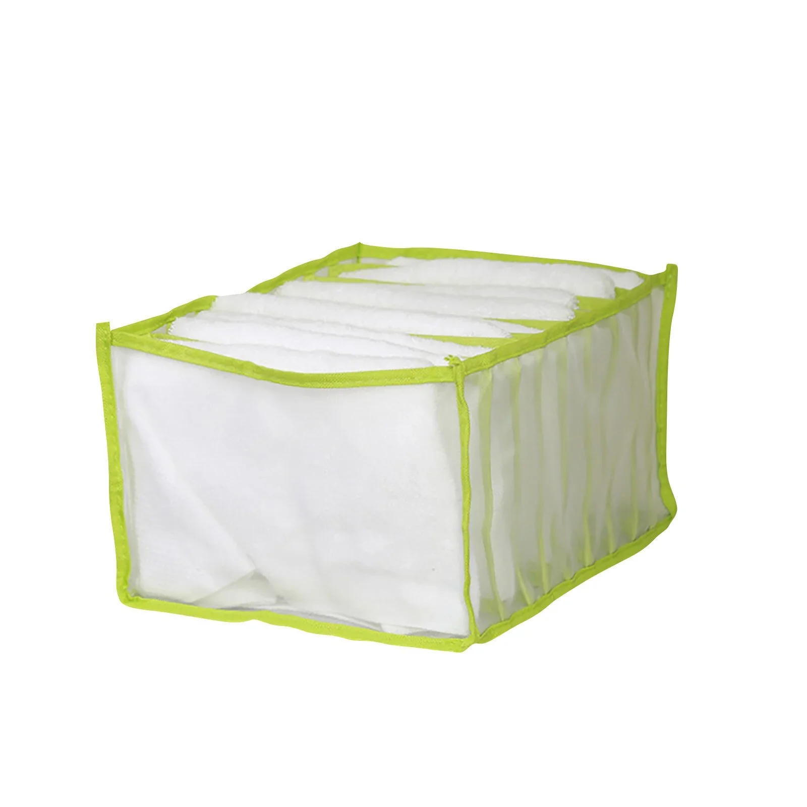 HULIANFU New Underwear Clothes Storage Box Foldable Drawer Organizers Socks Shorts Closet Wardrobe Separation Compartment Box Washable - Deanwangkt