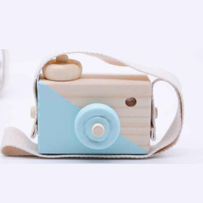 HULIANFU Nordic European Style Camera Toys Baby Kids Room Decor Furnishing Articles Child Christmas Birthday Wood Gifts - Deanwangkt