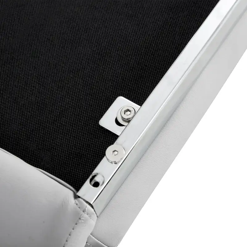 Set of 4 Modern Dining Chairs,High Back Side Chair with C-shaped Tube Chrome Metal Legs