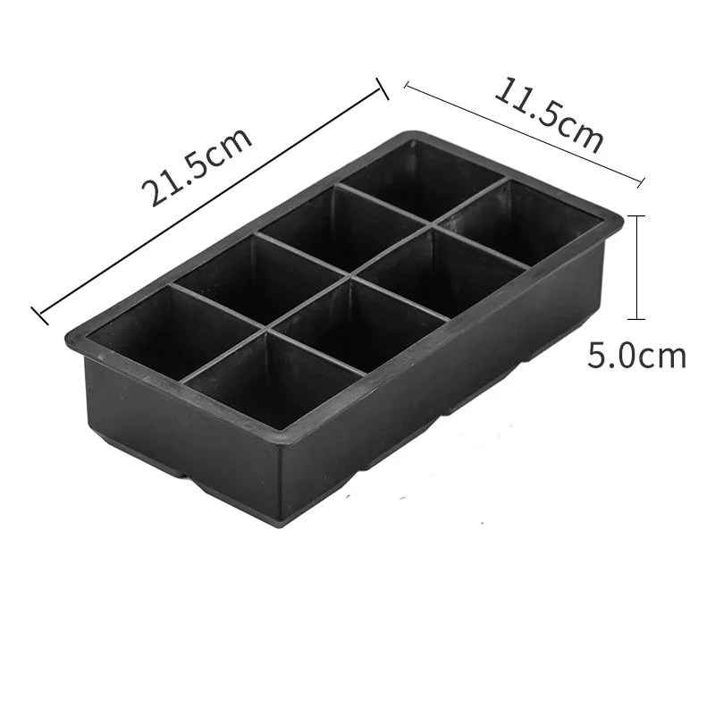 HULIANFU Perfect Ice Cube Silicone Cube Maker Form  Cake Pudding Chocolate Molds Easy to Remove Ice Trays Fade Resistant - Deanwangkt