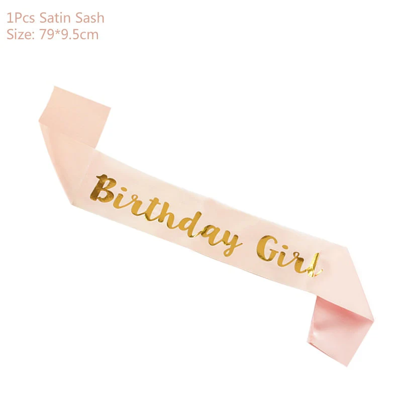 HULIANFU Rose Gold Wedding Birthday Party Balloons Happy Birthday Letter Foil Balloon Baby Shower Anniversary Event Party Decor Supplies - Deanwangkt