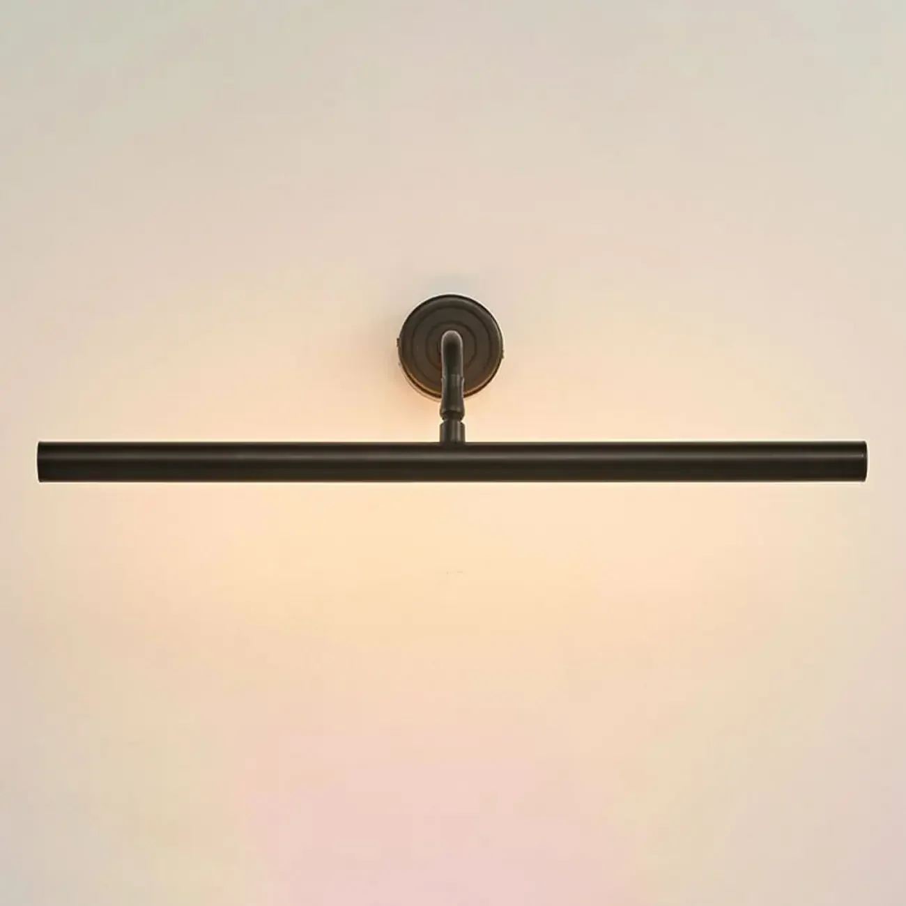 Modern Black Metal LED Bathroom Vanity Light Tube Shade