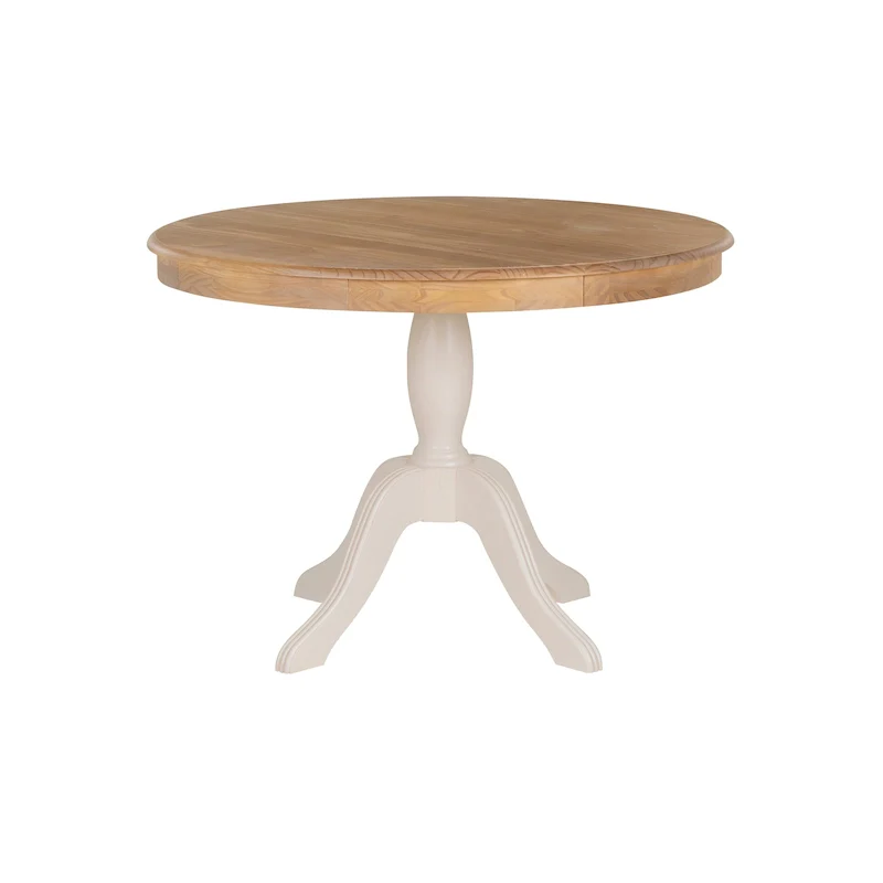 Josie Round Solid Wood Pedestal Table