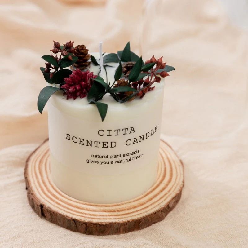 HULIANFU Soy Wax Fragrance Candles Romantic Pillar Candle Wedding Birthday Christmas Decoration Home Furnishing Scented Candle Hot Sale - Deanwangkt